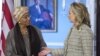 Liberian President Ellen Johnson Sirleaf (left) with Secretary Clinton Jun 8, 2012