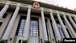 北京人民大會堂是全國人大常委會的會議和辦公地點。（資料照片） 