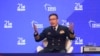 中国国防部长董军6月2日在“香格里拉对话”发表演说。