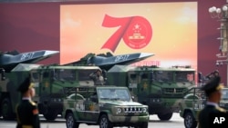 东风-17导弹在2019年10月1日中共建政70周年大阅兵式上首次亮相。