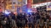 香港平安夜街头再现激战 港人首次硝烟中度圣诞日 