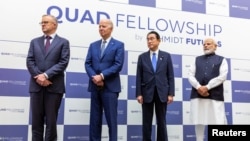 2022年5月， 日本、澳大利亚、印度以及美国领导人在东京参加四方安全对话会议。