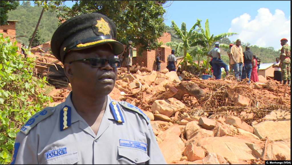 Ndofandaedza Jaboon, an assistant commissioner of Zimbabwe's police who is leading the recovery in Chimanimani, said on March 28, 2019, that authorities will excavate to try retrieve the bodies where a South African police sniffer dog team has indicated.