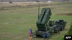 Система ППО Patriot збройних сил Румунії під час навчань у Capu Midia Training Range, Константа, 15 листопада 2023. Daniel MIHAILESCU/AFP