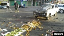 حمله انتحاری داعش به بازاری در شهر سویدا - ۳ مرداد ۱۳۹۷ 