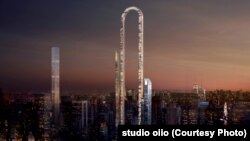 Дизайн хмарочоса "Велика дуга" від студії "Oiio"