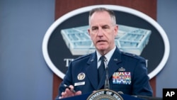 Речник Пентагону США бриг. ген ВПС Пет Райдер під час пресконференції 26 жовтня 2023 року 
